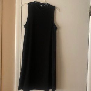 Sleeveless black full dress in size medium